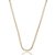 Colar de riviera dourado com zirconia cristal banho em ouro 18k - Imagem 1