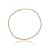 Colar de riviera dourado com zirconia cristal banho em ouro 18k - Imagem 1