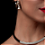 Brinco de base com zirconia cristal banho em ouro 18k - Imagem 2