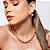 Brinco com zirconia cristal banho em ouro 18k - Imagem 2