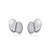 Brinco de base com zirconia cristal banho em rodio branco - Imagem 2