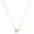 Conjunto de brinco e colar liso banho em ouro 18k - Imagem 3