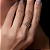Conjunto de pulseira e anel cravejado de zirconia cristal banho em ouro 18k - Imagem 5