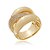 Anel com zirconia cristal banho em ouro 18k - Imagem 1