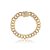 Pulseira cravejada com zirconia cristal banho em ouro 18k - Imagem 1