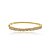 Bracelete com zirconia escrito amor cristal banho em ouro 18k - Imagem 1