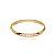 Bracelete cravejado de zirconia cristal banho em ouro 18k - Imagem 2