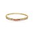 Bracelete cravejado de zirconia cristal banho em ouro 18k - Imagem 1