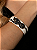 Bracelete luxo de pantera esmaltado cravejado de zircônia ônix banho em ouro 18k - Imagem 2