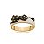 Bracelete luxo de pantera esmaltado cravejado de zircônia ônix banho em ouro 18k - Imagem 1