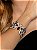 Conjunto luxo borboleta de brinco e bracelete cravejado zircônia topázio banho em ouro 18k - Imagem 2