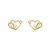Brinco de perola cravejado de zirconia cristal banho em ouro 18k - Imagem 1
