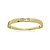 Bracelete dourado com detalhe cravejado de zircônia cristal banho ouro 18k - Imagem 2