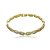 Bracelete de zirconia colorida banho em ouro 18k - Imagem 1