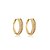 Conjunto de brinco e anel cravejado de zirconia rainbow banho em ouro 18k - Imagem 3