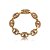 Pulseira cravejada de zirconia rainbow banho em ouro 18k - Imagem 1