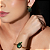 Conjunto de pulseira e brinco de zirconia banho em ouro 18k - Imagem 2