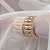 Bracelete Dourado Liso em Banho de Ouro 18K - Imagem 1