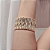 Bracelete Dourado Liso em Banho de Ouro 18K - Imagem 4