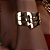 Bracelete Liso em Banho Ouro 18K - Imagem 3