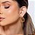 Brinco Dourado Liso em Banho Ouro 18K - Imagem 2