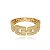 Bracelete dourado cravejado banho em Ouro 18K - Imagem 1
