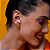 Brinco dourado com zirconia banho em Ouro 18K - Imagem 2