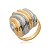 Conjunto de brinco e anel dourado com banho duplo - Imagem 3
