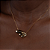 Conjunto de brinco e colar dourado banho em ouro 18k - Imagem 2