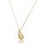 Conjunto de brinco e colar de gota banho em ouro 18k - Imagem 6