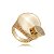 Conjunto de brinco e anel com zirconia banho em ouro 18k - Imagem 5