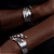 Bracelete detalhado liso com banho em rodio branco - Imagem 2