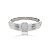 Bracelete com zirconia cristal banho em rodio branco - Imagem 1
