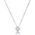 Conjunto de brinco e colar de perola com zirconia cristal banho em rodio branco - Imagem 5