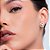 Brinco de base com perola e zirconia cristal banho em ouro 18k - Imagem 2