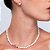 Brinco de base de perola cravejado de zirconia cristal banho em ouro 18k - Imagem 3