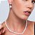 Brinco de perola cravejado de zirconia cristal banho em ouro 18k - Imagem 2