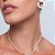 Brinco de perola cravejado de zirconia cristal banho em ouro 18k - Imagem 1