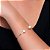Bracelete de perola liso banho em rodio branco - Imagem 2