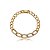 Pulseira cravejada com zirconia cristal banho em ouro 18k - Imagem 1