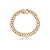 Pulseira cravejada com zirconia cristal banho em ouro 18k - Imagem 1