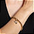 Pulseira cravejada com zirconia cristal banho em ouro 18k - Imagem 2