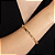 Pulseira cravejada com zirconia cristal banho em ouro 18k - Imagem 4