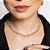 Colar cravejado com zirconia cristal banho em ouro 18k - Imagem 3