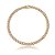 Colar cravejado com zirconia cristal banho em ouro 18k - Imagem 1