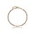 Colar cravejado com zirconia cristal banho em ouro 18k - Imagem 1