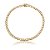 Colar de corrente liso banho em ouro 18k - Imagem 1