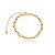 Pulseira de canutilho banho em ouro 18k - Imagem 1