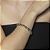 Pulseira cordão baiano banho em rodio branco - Imagem 2