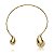 Aro dourado liso banho em ouro 18k - Imagem 1